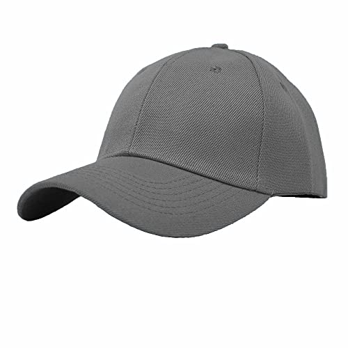 Glory Max Plain Baseball Cap Hook & Loop Strap Adjustable