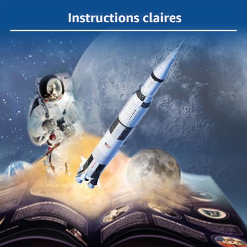 Puzzle 3d Fusée Spatiale Saturne Nasa Ravensburger Le Puzzle - vue 9