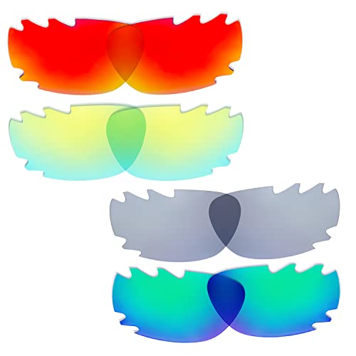 Lentilles pour Oakley Jawbone Vented - Pack 4 couleurs contre buée et rayures