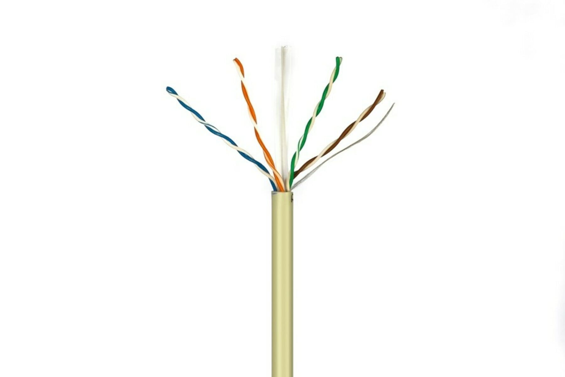 Câble sur bobine CAT6 UTP Flexible - PVC (FCA) - 100m, POE, Ethernet, LAN, câble de raccordement, câble de données, RJ45 - pour armoire de serveur, commutateurs, routeurs, modems !