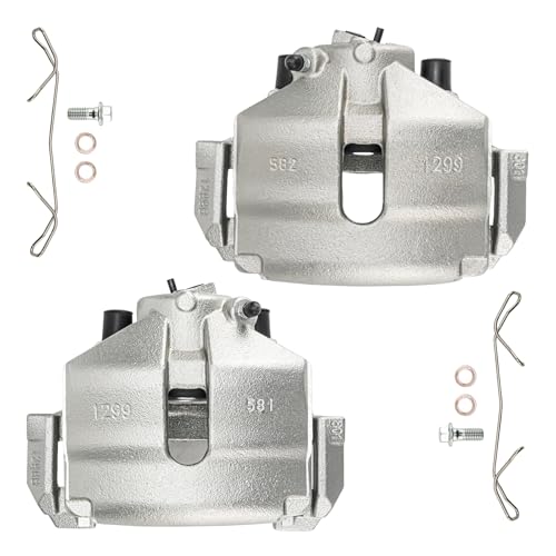 Image of PHILTOP Front Brake Caliper 19-B2974, 19-B2975 Compatible with 2005-2018 Volkswagen Jetta, 2012-2019 Volkswagen Beetle, 2010-2014 Volkswagen Golf, 2006-2009 Volkswagen Rabbit, 2010-2013 Audi A3
