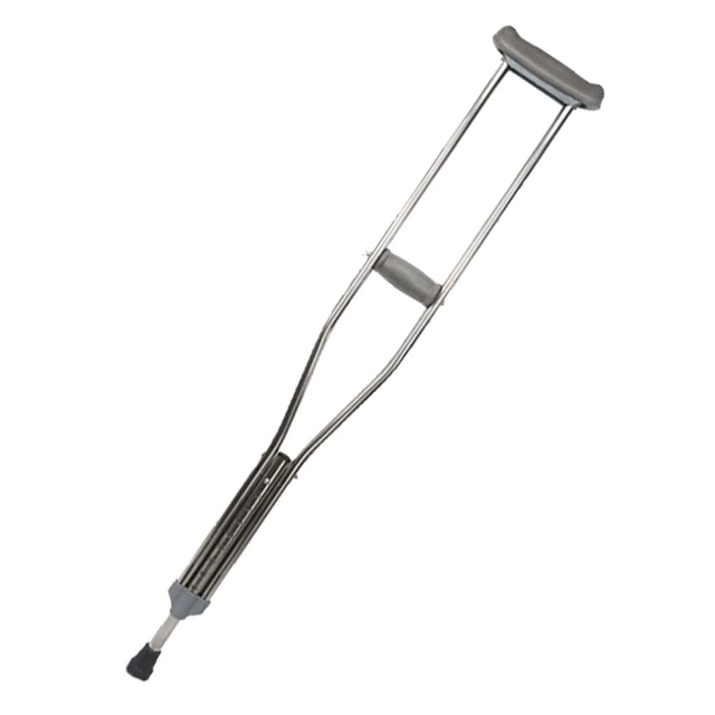 Muletas de Acero Inoxidable for Las Axilas Ayudas for Caminar for discapacitados y Ancianos (Size : 106-118cm)