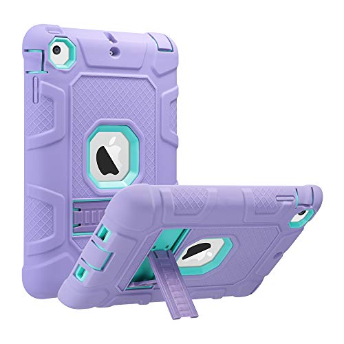 ULAK Coque iPad Mini 1 2 3, iPad Mini Étui Housse de Protection Antichoc Protecteur Support Convertible pour Apple iPad Mini 1/2/3 & iPad Mini Retina (Violet)