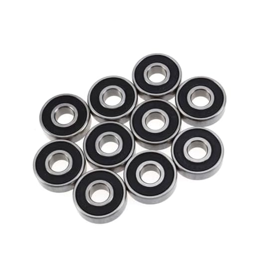 COOLHIYA 10pcs Radial Stainless Steel Bearings