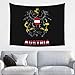 Coat Of Arms Of Austria Austrians Tapestries Poster 29x37 Inch Home Decor Wall Hanging Dorm Party Backdrop Decorations For Living Room Bedroom
