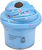 😍Jouet amusant: ce slime déjà fait est excellent jouet anti stress. Vous soulagez votre stress et anxiété lorsque vous le serrez, pliez, roulez, et tirez. la boue de notre produit slime fluffy pas cher offre une grande aide pour les enfants à dévélopper leur intelligence et leur créativité en jouant. Veuillez noter que les enfants doivent jouer sous la surveillance d'un adulte.