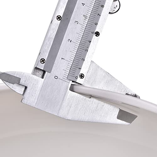 Grespri 17 Inches White Wave Plant Saucers, 5 Packs Heavy Duty Plastic Plant Trays, Extra Large Tray For Indoor And Outdoor Planter And Bonsai (16 Inches In Base). #TOP2