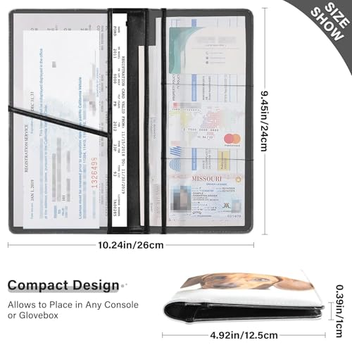 Organizador De Documentos De Cuero miniatura 3