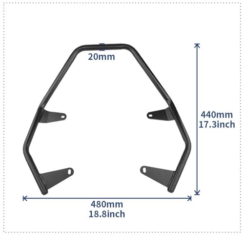 Support de top case R1250GS rigide avec fixation renforcée noir - 2