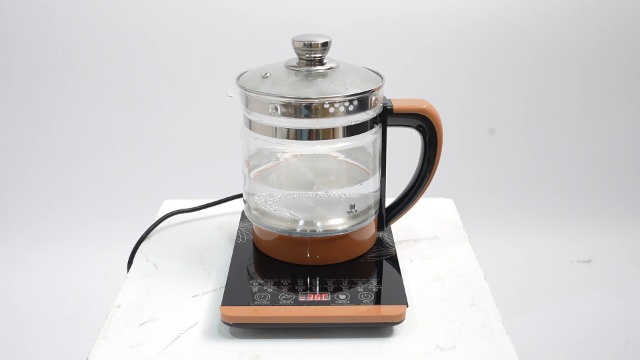 Hervidor eléctrico multifuncional con infusor 110V 800W miniatura 7