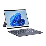 PUSOKEI Bluetooth-Tastatur-Ersatz für SurfaceGo 4/3/2/1, 7-Farben-Hintergrundbeleuchtung, Magnetisch Abnehmbar, Ultraschlanke Tragbare Bluetooth-Funktastatur mit Touchpad