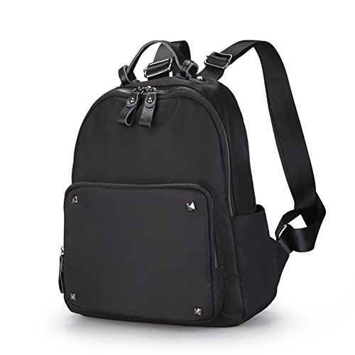 Sac à dos de voyage et loisirs en toile Oxford noire