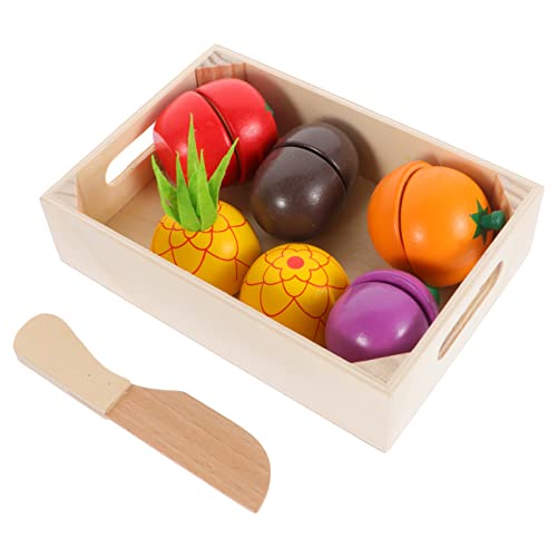 TOYANDONA 1 Satz Spielzeug Sie Obst Und Gemüse Set Kinderküche Essen Pretend Toys