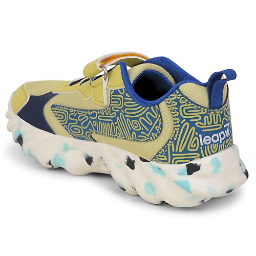 Image of Liberty Leap7x Denial-2 Sports Non Lacing Walking Shoes for Kids with EVA Sole | Suitable for Running and Jogging | Comfortable Outsole | Lightweight Durable and Cushioned Footbed