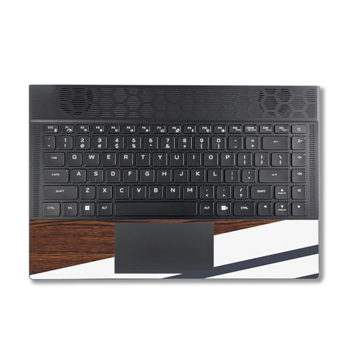 Image of MightySkins Skin Compatible with Alienware X14 R2 (2023) Full Wrap Kit - Wood Formal | Protective, Durable, and Unique Vinyl Decal wrap Cover | Easy to Apply & Change Styles | Made in The USA