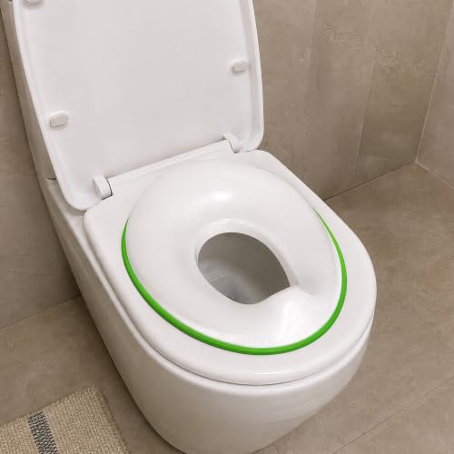 Image of Chipmunks Baby Portable Baby Potty Training Toilet Seat Cover with Non-Slip Base, Splash Guard, and Storage Hook-Ideal for 1-5 Year Child, Fits Round & Oval Western Toilets, Toddler Travel-Friendly