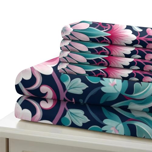 Housse de couette 220x240 cm motif 3D avec taies microfibre - 6
