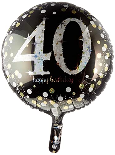 amscan 3213001 40th Birthday Foil Balloons