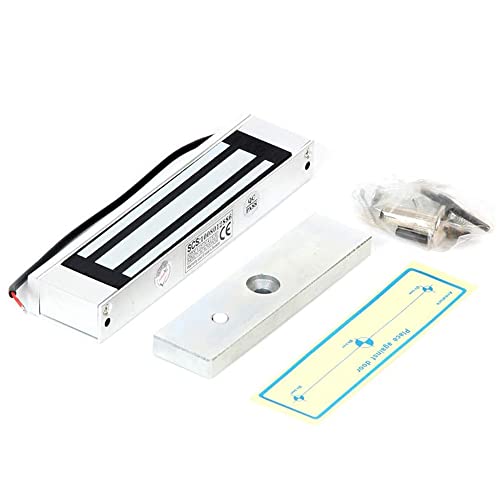 AOAMZ wasserdichte magnetische Schloss 180kg 350lbs elektromagnetische Schlösser DC 12V für Zugangskontrollsystem Host Controller Tür Zugangsschlösser NC-Modu (Surface - Painting)