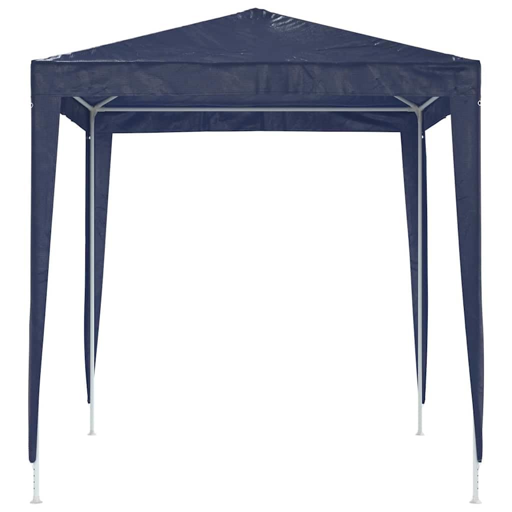 Partyzelt, blau, 2 x 2 m, mit Eisengestell für den Garten