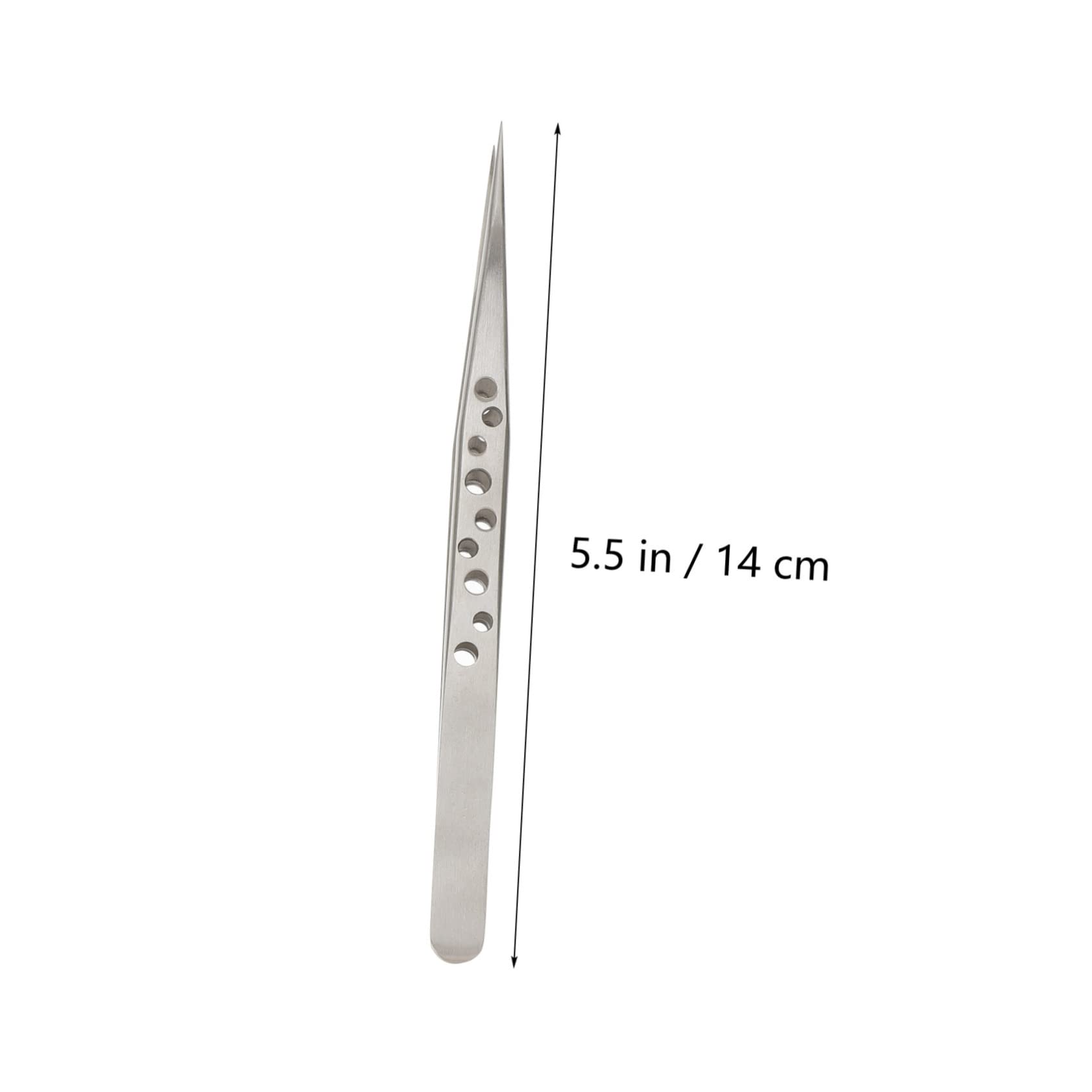 Balacoo 5Pcs Precision Tweezers Durable Stainless Steel Tweezers for Electronics Crafting and Laboratory Use Sharp Tips for Enhanced Control and Efficiency