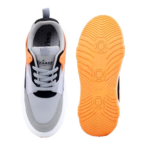 Image of Kraasa GlideX Chunky Height Increasing Sneakers for Men | Casual Shoes for Men with Cushioned Footbed and Trendy Design | Comfortable, Stylish and Durable Fashion Shoes 2024