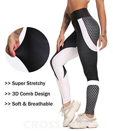 image for CROSS1946 Women Scrunch Butt Yoga Leggings High Waist Workout Yoga Pan