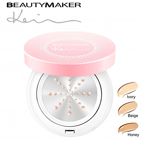 2 pcs Kevin Beautymaker 8 in 1 Oil Control Powder Foundation Matte Cushion (Nature)