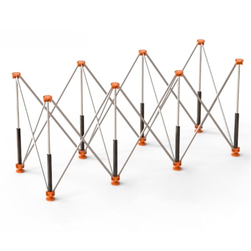 YUQIWKK Soporte De Trabajo Plegable Portátil, con Bolsa De Almacenamiento, Tablero No Incluido, Banco De Trabajo Plegable, para Garaje, Taller Y Exterior, Sin Montaje, Diseño Telescópico(12 Legs)