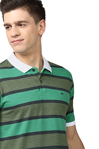 Image of Peter England Men's Cotton Blend Regular Fit Polo Shirt