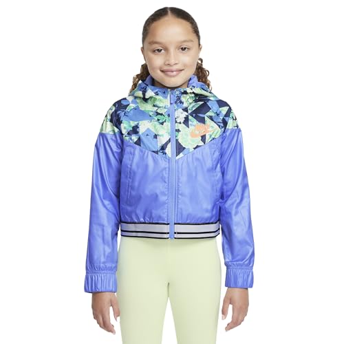 Nike Sportswear Windrunner Big Kids’ (Girls’) Printed Woven Jacket