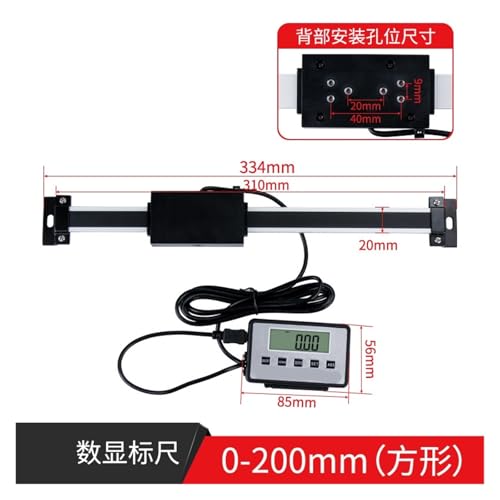 Regla Sensor Lineal Digital 0-300mm 0-500mm 0-600mm 0-1000mm miniatura 2