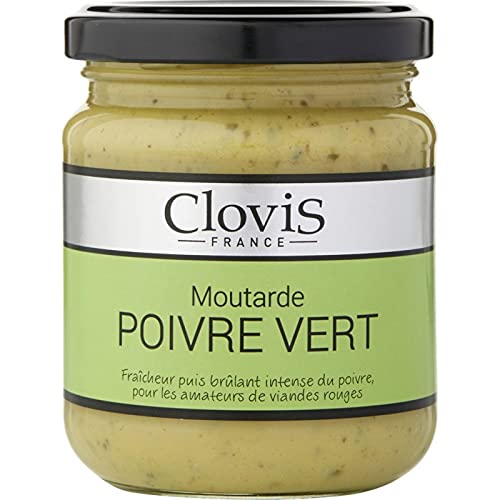 Clovis Moutarde au poivre vert Sans Sucre Ajout�
