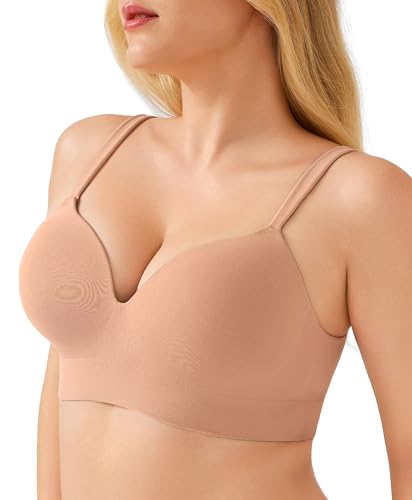 Popilush Seamless Bras for Women No Underwire Skin Small - image 1