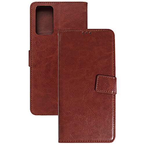Image of Flip Cover Compatible with Realme X7 Max 5G / Realme GT 5G | Premium Leather Finish | Inbuilt Pockets & Stand | Flip Cover Back Case for Realme X7 Max 5G / Realme GT 5G (Brown)