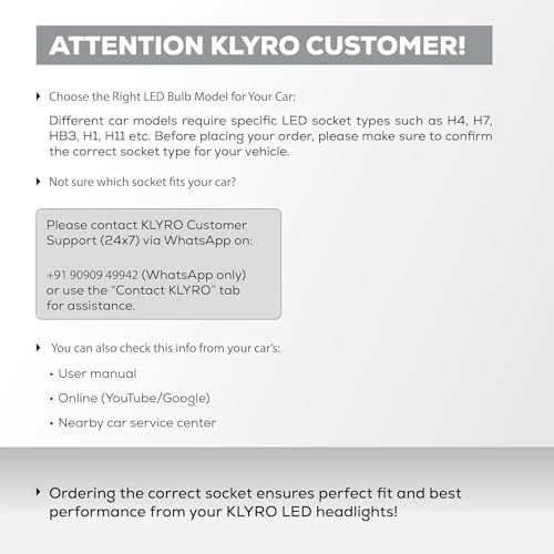 Image of klyro PRO LED Headlight Bulb for Car 320W 32000LM 6000K Super Bright White Light | Plug & Play Waterproof LED Headlamp for Night Driving | Pack of 2 HIR (9012)