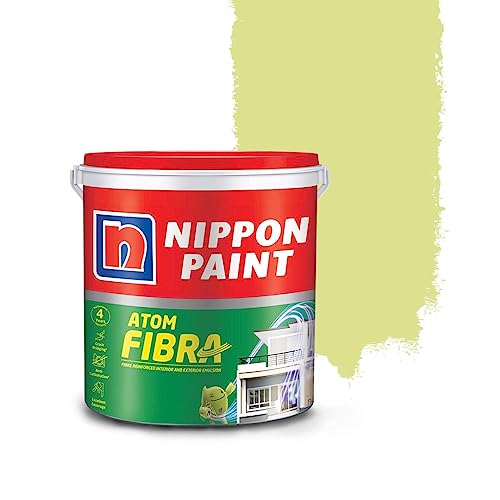 Image of Nippon Paint Atom Fibra 2 in 1 Interior & Exterior Emulsion 20 L Greens (Yellow)