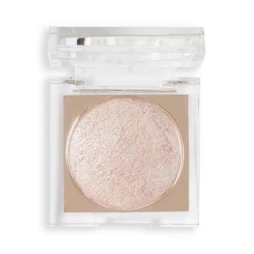 Image of Makeup Revolution Beam Bright Highlighter - Rose Lustre | Rose-Gold Glow for Radiant Skin | Smooth, Buildable Shimmer | Blends Seamlessly | Ultra-Fine Powder Finish | Vegan