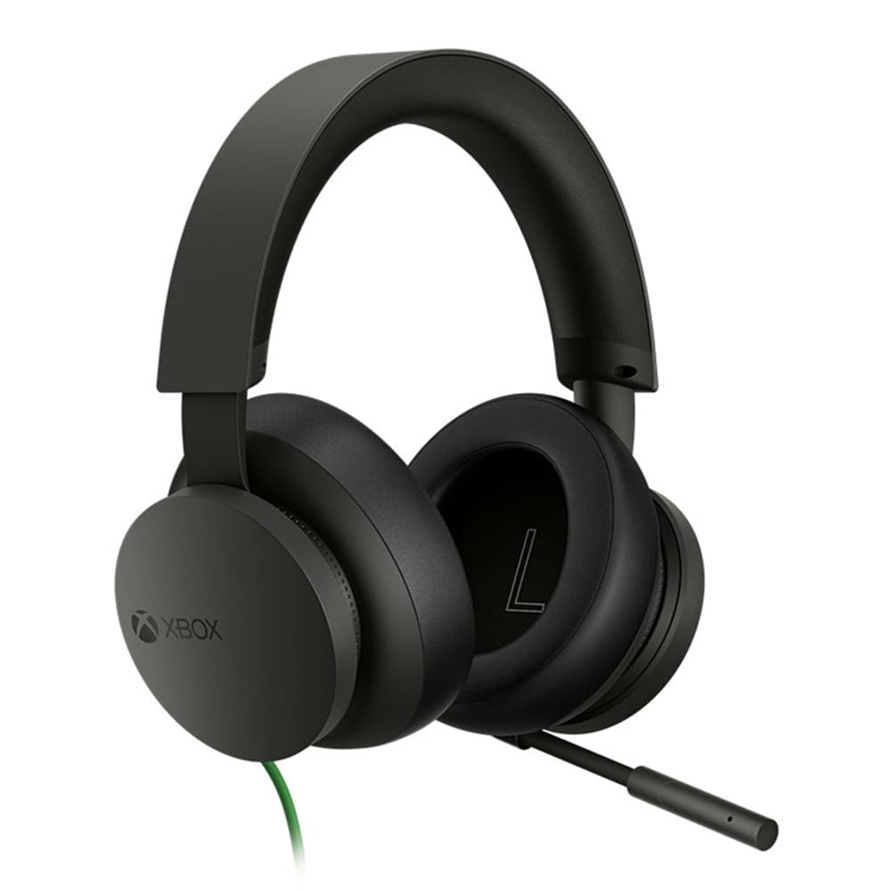 Microsoft Xbox Stereo Wired On Ear Wired Headphones, Auxiliary (Black)