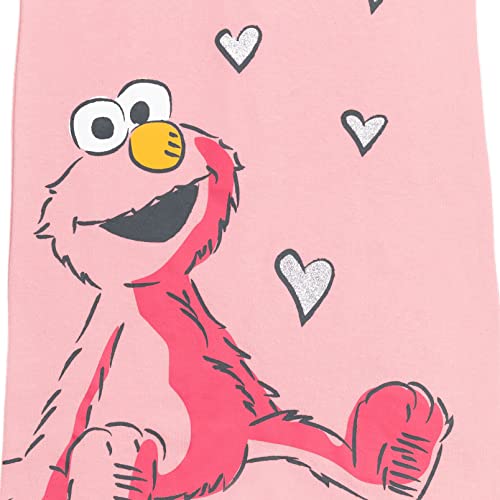 Sesame Street Elmo Toddler Girls Romper And Headband Bow Set Pink 3T #TOP4