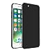 Produktbild Whew Hülle Kompatibel iPhone 6 Plus, Schutzhülle Kompatibel iPhone 6s Plus, Anti-Fingerabdruck, Anti-Scratch Fein Matt FederLeicht Silikon TPU Handyhüllen Case Cover-Schwarz