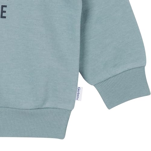 Image of Gerber baby-boys Baby Boys Toddler 2-piece Fleece Sweatshirt and Jogger Set