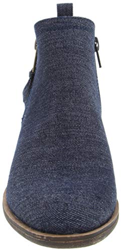 Rampage Women's Tarragon Ankle Bootie Dark Denim 7.5