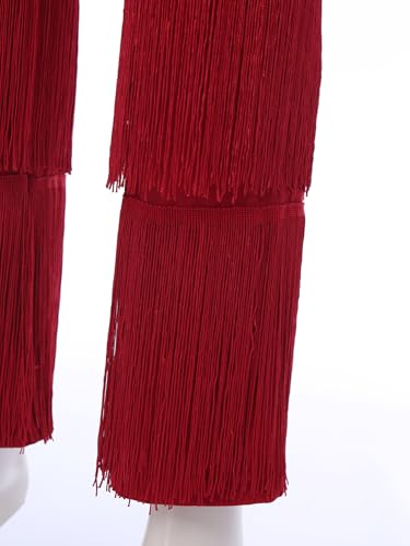 Combinaison Paillettes Franges pour Justaucorps Danse Latin Jazz - 7