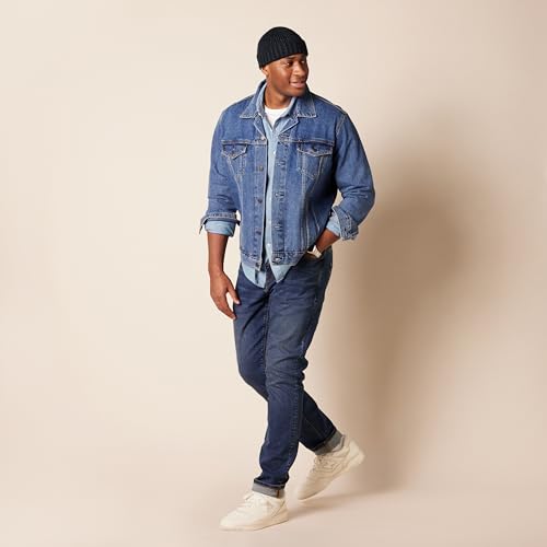 Amazon Essentials Men's Regular-Fit Long-Sleeve Chambray Shirt