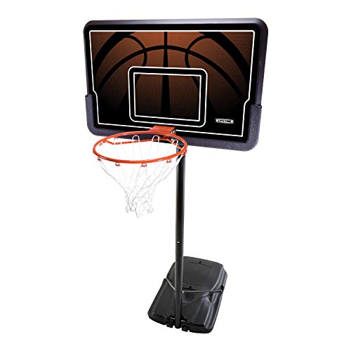 Lifetime 90040 Height Adjustable Portable Basketball System, 44 Inch Backboard