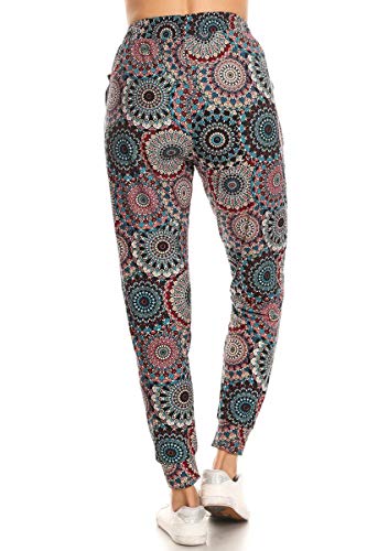 Image of Leggings Depot Premium Jogger Women's Popular Print High Waist Track Pants(S-XL)
