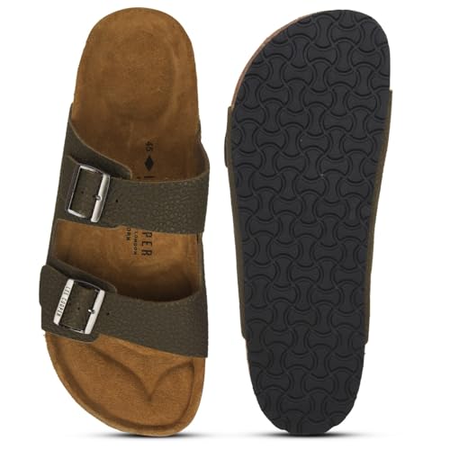 Image of Lee Cooper Men's LC8335C Leather Sandal LC8335C Tan 42