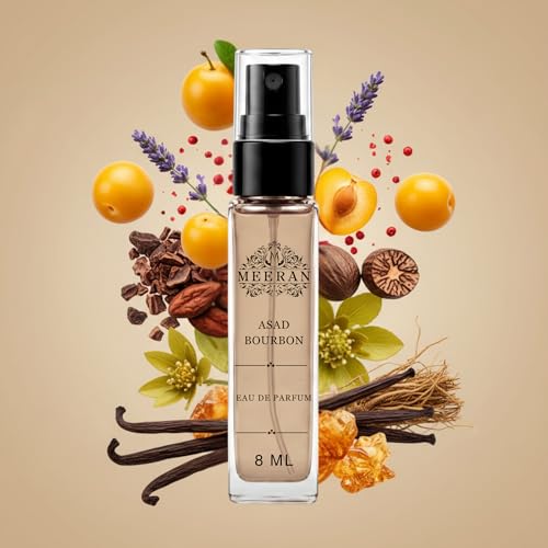 Image of Asad Bourbon Style Fragrance Eau De Parfum (8ML) | Long Lasting Unisex | Perfume for Men & Women | Premium Pocket Perfume | Travel Size | Fresh Daily Wear Fragrance