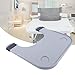 Durable Removable Wheelchair Table Lap Tray Food Cup Holder for Eating Reading Writing(Gray)